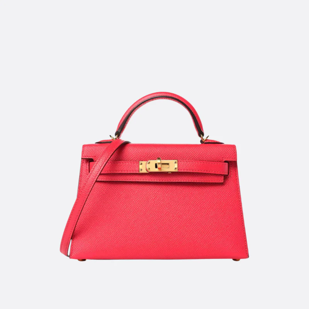 Bag 20 Kly with Gold Hardware in Pink