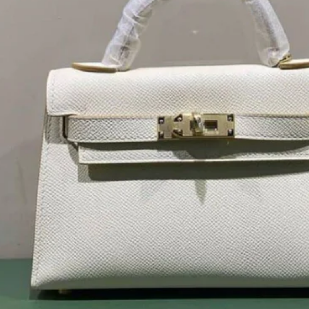 Bag 20 Kly with Gold Hardware in Off-White