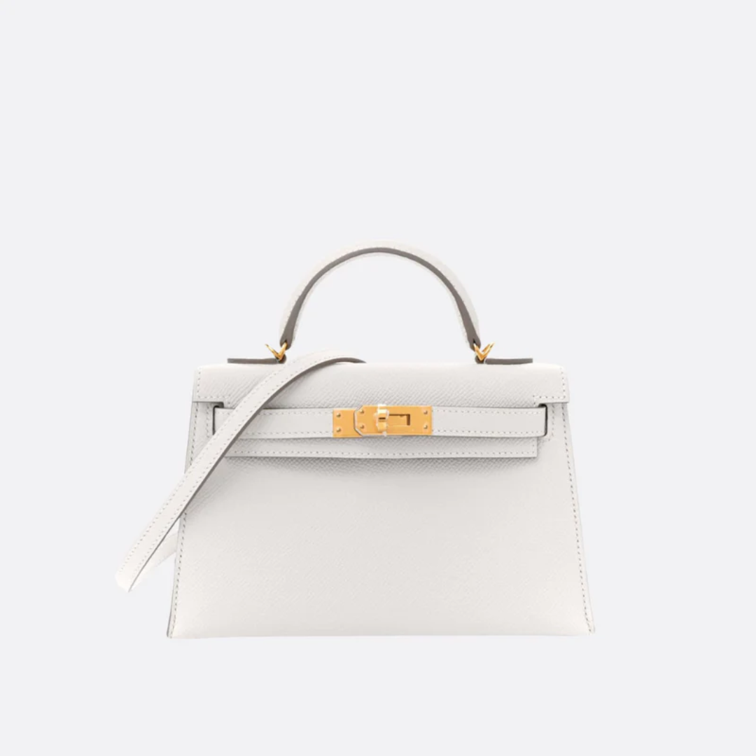 Bag 20 Kly with Gold Hardware in Off-White