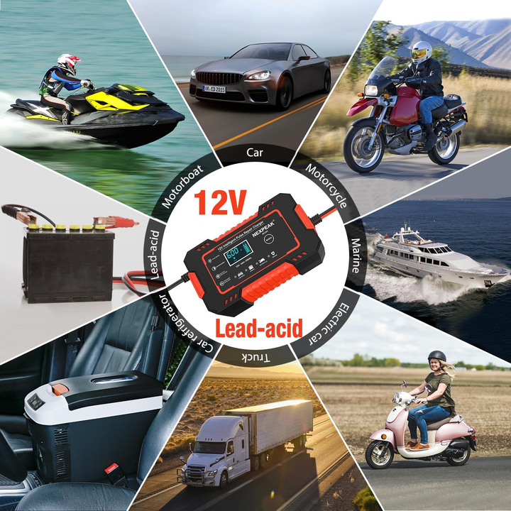 Cargador De Batería Profesional Para Vehículos 🚗