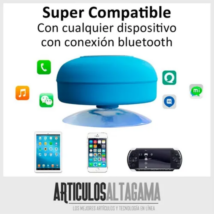 AquaBeat Parlante Bluetooth Resistente Al Agua