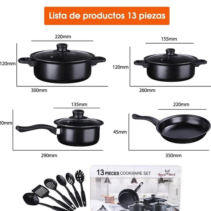 Olla Antihaderente 13 Piesaz
