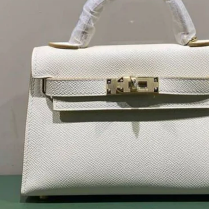 Bag 20 Kly with Gold Hardware in Off-White