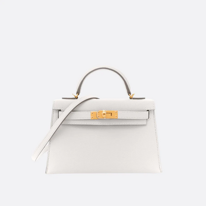 Bag 20 Kly with Gold Hardware in Off-White