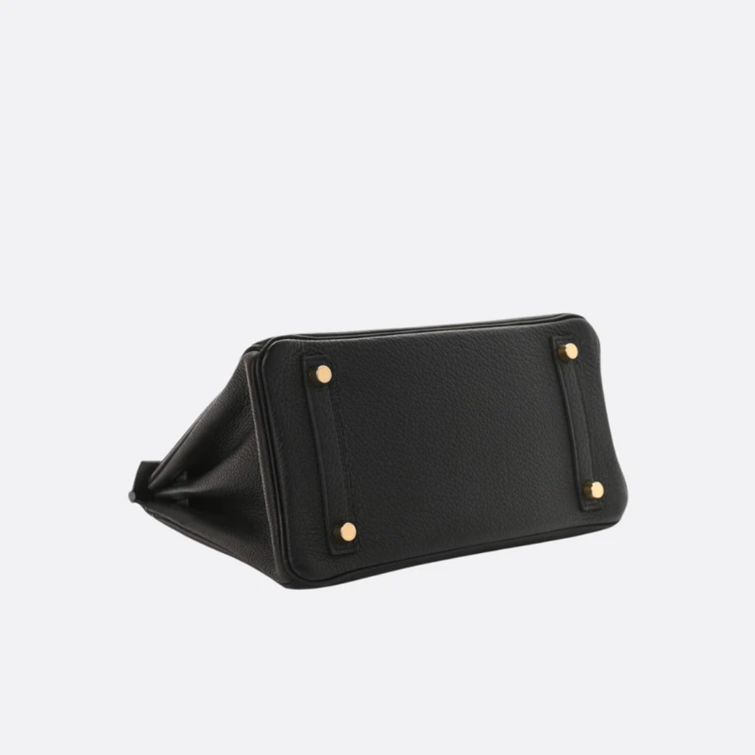 Bag 25 Brk with Gold Hardware in Black