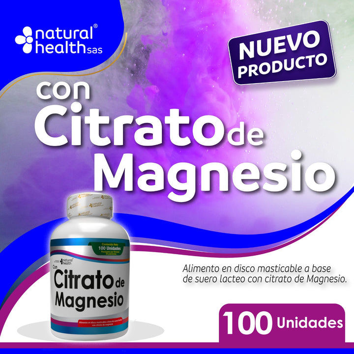 Citrato de Magnesio - Compra 1 y llévate 2 unidades