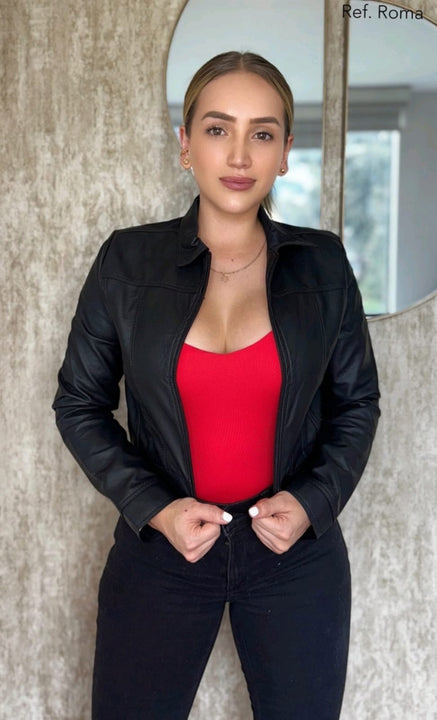 Chaqueta Mujer Cuero Tex - Ropa