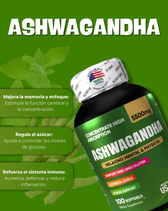 ASHWAGANDHA - Compra 1 y llévate 2 unidades
