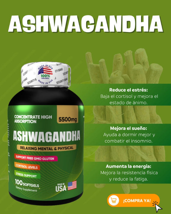 ASHWAGANDHA - Compra 1 y llévate 2 unidades